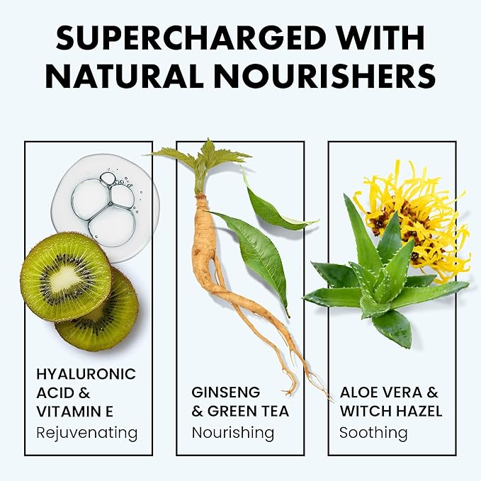 Hyaluronic Acid Serum for Face WITH 10 ANTIOXIDANTS +VITAMIN C & E +Aloe +WITCH HAZEL - 100% Organic & Vegan Moisturizing Anti-Aging Face Serum for Hydrating, Firming and Plumping Skin