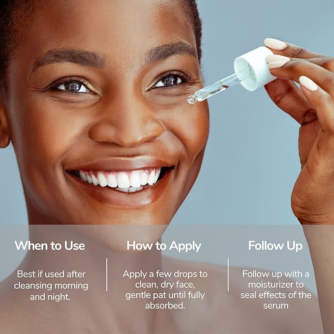 Face Serum Set Hydrating Hyaluronic Acid Serum and Vitamin C Face Serum - Pack of Two Anti Aging Facial Serum Kit 1 oz Each, Vegan, Cruelty Free & Fragrance Free