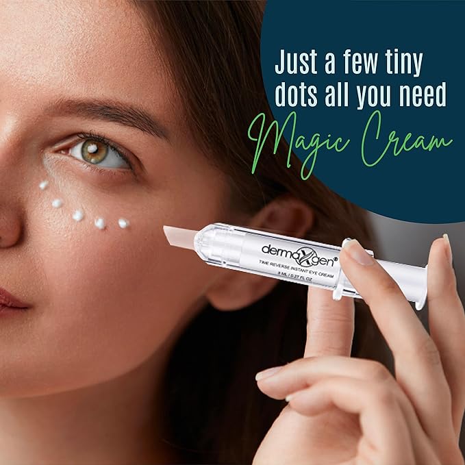 Puffy Eye Treatment Time Reverse Instant Anti-aging Eye Cream New Advanced Formula - Visibly Reduce Under-eye Bags, Wrinkles, Dark Circles, Fine Lines & Crow's Feet Instantly - 8ml