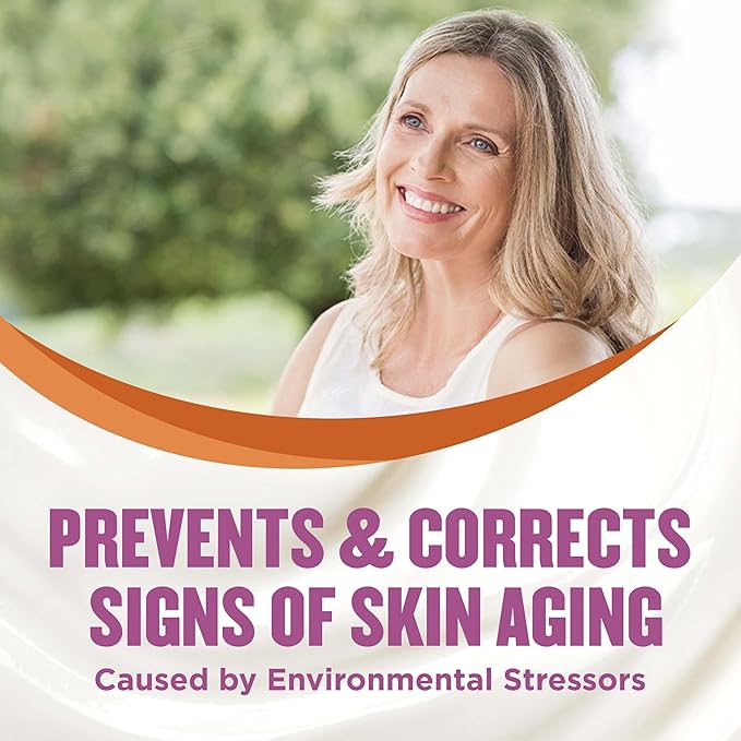 Gold Bond Age Renew Antioxidant Defense Body & Face Lotion, Brightens, Smooths & Evens Skin Tone, Nongreasy Moisturizer With Vitamin C, Superfruits & Green Tea, 8 oz.