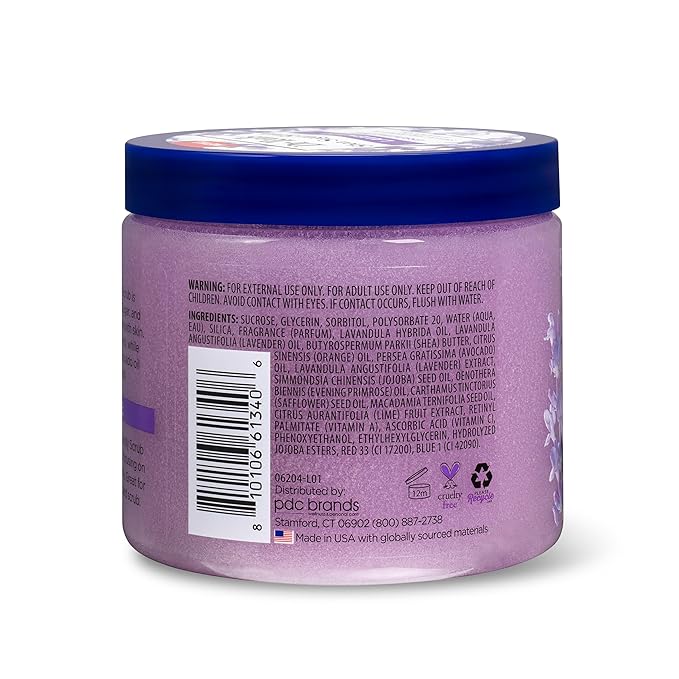 Dr Teal's Shea Sugar Scrub, Lavender Essential Oils, 19 oz (Pack of 3)