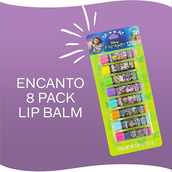 VORAGA Encanto 8 Pack Lip Balm, 8.0 Fl Oz