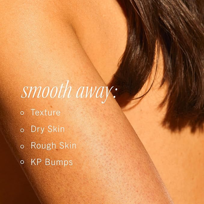 First Aid Beauty - KP Bump Eraser Body Scrub with 10% AHA, Keratosis Pilaris Exfoliator with Glycolic and Lactic acids, Helps Reduce Chicken Skin Bumps, Safe for Sensitive Skin, NEW Peach Scent (2 oz)