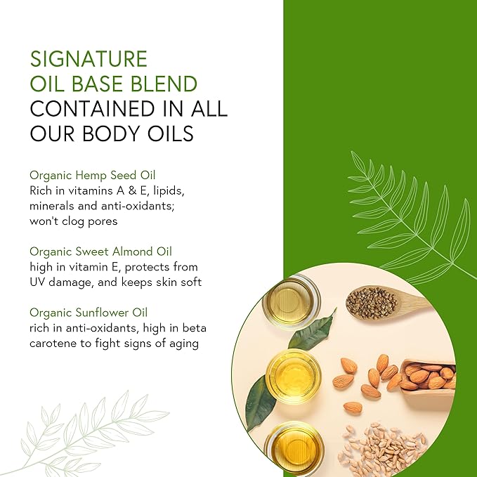 Honeybee Gardens Crystal Infused Body Oil, Rose Quartz, Organic, Moisturizing, Non-Greasy, for All Skin Types, 2 Fl Oz