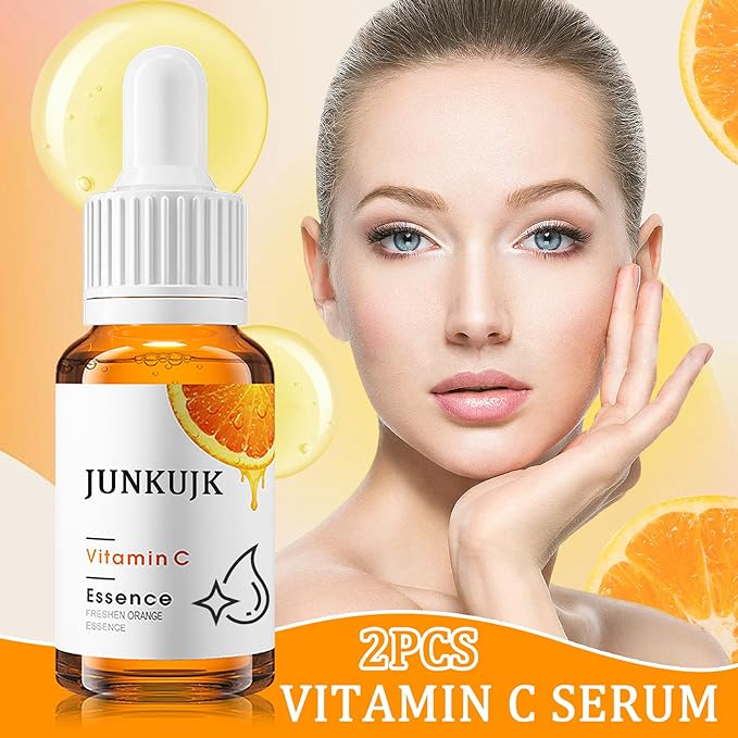 2PCS Moisturizing Face Serum,Long Lasting Hydrating Facial Serum for All Skin Types,Easy to Carry Face Moisturizer