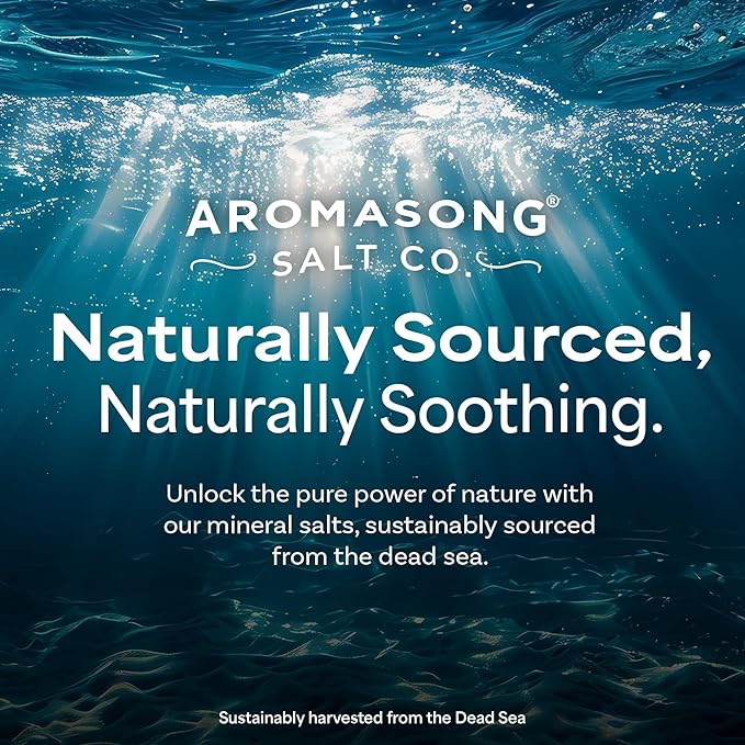Aroamsong Ultimate Relaxation Bundle: 100% Pure Dead Sea Salt (19lb) & 100% Pure Dead Sea Magnesium Flakes (12lb) for Bath Soaks & Spa Treatments