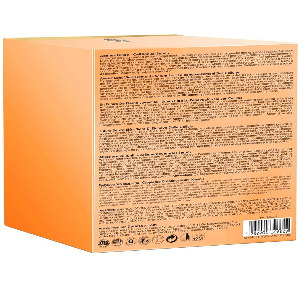 Premier Dead Sea Classic Ageless Future Cell Renewal Serum 2.04 Fl oz