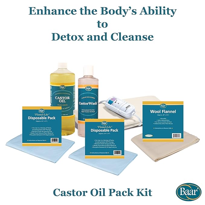 Baar Cold-Pressed, Cold-Processed, Hexane Free Castor Oil, 8 Ounces