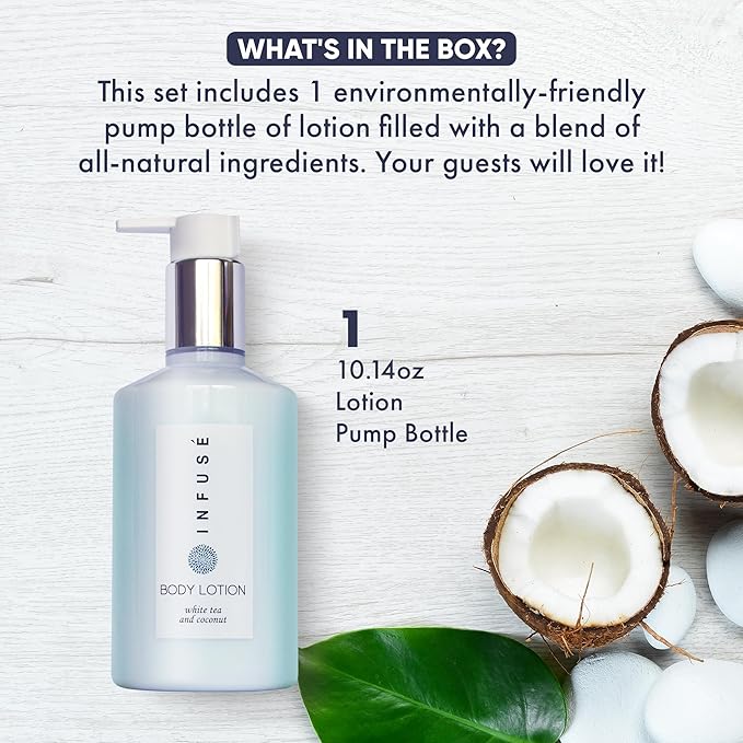 Terra Pure Infuse Lotion, Retail Size Hotel Amenities, 10.14 oz. (Single)