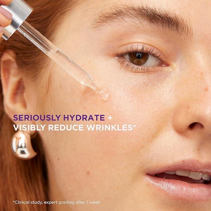 L'Oreal Paris Revitalift 1.5% Pure Hyaluronic Acid Face Serum, Hydrate & Reduce Wrinkles, Fragrance Free 1.7 oz