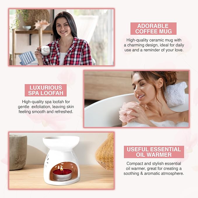 Luxury Spa Gift Box – Pampering & Relaxation Set for Birthday, Mother’s Day, Christmas – Gifts for Women, Grandma, Wife, Sister, Best Friend, or Girlfriend – Self-Care Essentials