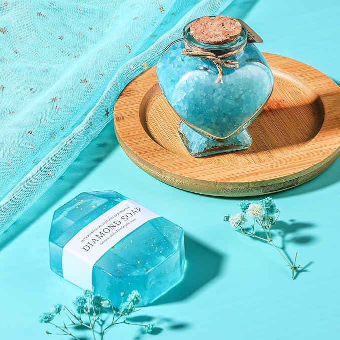 Birthday Gifts for Women, Spa Gift Baskets for Women Mom Her Wife Best Friends Girlfriend Teen Girls Sister Teacher Nurse, Unique Blue Self Care Relaxing Gifts for Christmas Valentines Mothers Day