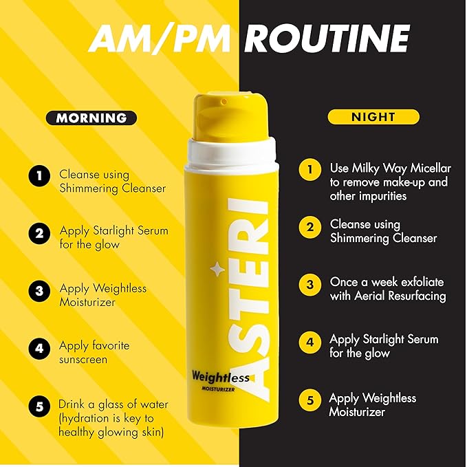 Alumni Skincare The 3 Piece Skin Care Set - Micellar Makeup Remover, Shimmering Cleanser and Weightless Moisturizer Skin Care Gift Set - Essential Radiating Vegan Skincare Kit