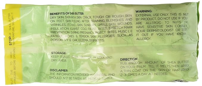 Raw Unrefined Ivory Shea Butter TOP Grade From Ghana 1 lb- SOFT by smellgood