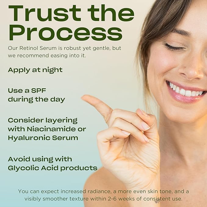 InstaNatural Retinol Serum for Face with Niacinamide, Vitamin C, and Hyaluronic Acid, Anti Aging for Firmer Skin, Lines & Wrinkles & Brightening Serum