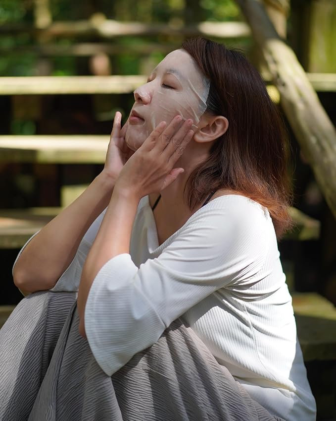 INNA ORGANIC Sheet Mask Set, Anti-Aging & Hydrating, EWG & COSMOS Certified (Pack of 5) | First Pick Discovery Set | Luxury Clean Beauty