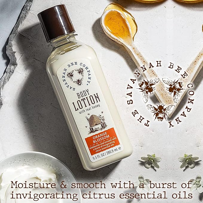 Savannah Bee Company Honey Body Lotion - All Natural Body Lotion for Women and Men