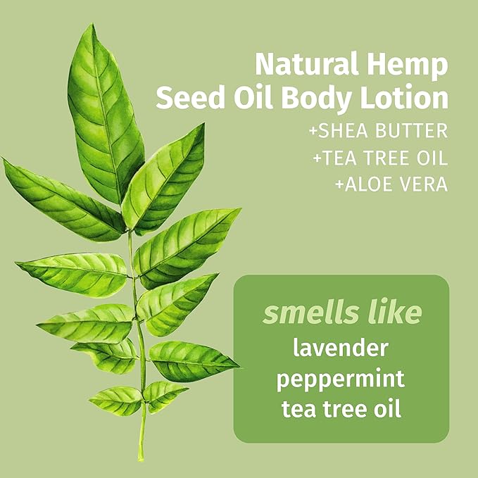 HEMPZ Mini Tea Tree Herbal Body Moisturizer 2.25 oz.