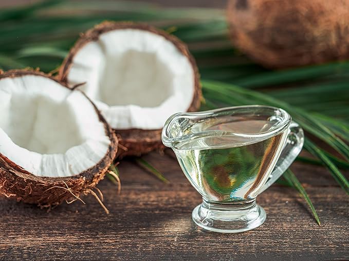 Fractionated Coconut Oil - Carrier Oil, Undiluted, Non-GMO, from Coconut Fruit not Palm - 32 oz - C8 C10, Natural, MCT, Carrier, Vegan for Skin, Hair, Nails, Body - Packaging May Vary