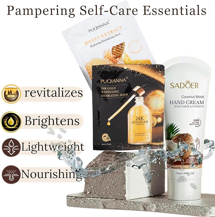 New Mom Spa Package – Luxury New Mom Care Set for Women with Chic Rattan Purse, Clickable Planner Download, Affirmation Cards, Hydrating Masks & Lotion – Thoughtful Gift for New Moms