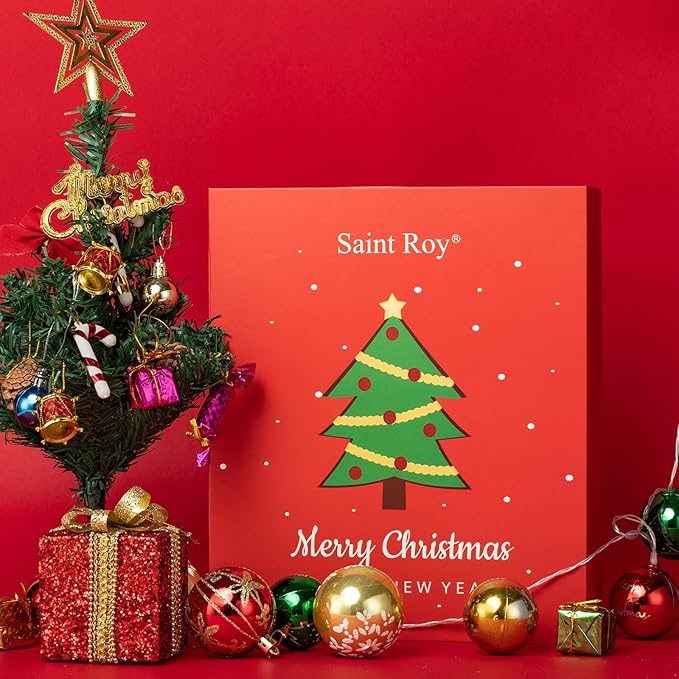 Christmas Gift Set, Bath and Body Gifts Sets for Women, Christmas Spa Gift Baskets for Women, Skincare Beauty Advent Calendar