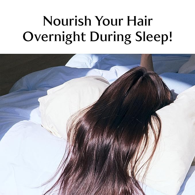 LA'DOR Snail Sleeping Hair Ampoule Serum - Intensive Overnight Leave-In Mask - Treatment for Frizzy Dry Damaged Thinning Hair Korean Haircare LADOR