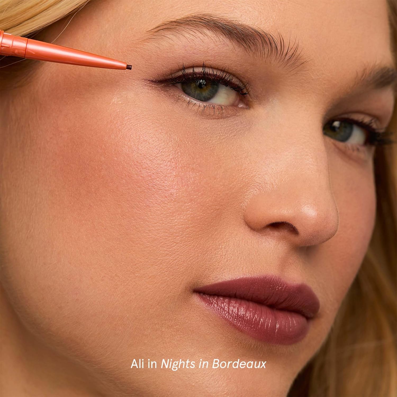 SOSHE Beauty - Waterproof Precision Eyeliner Refill | 1.5mm Smudge-Proof Gel Liner | Cruelty-Free, Certified Plastic Negative (Nights in Bordeaux - Deep Plum, REFILL)