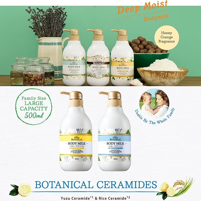 Moist Diane Botanical Moisturizing Body Milk Citrus and White Bouquet Aromafor Unisex, 16.9 Ounce