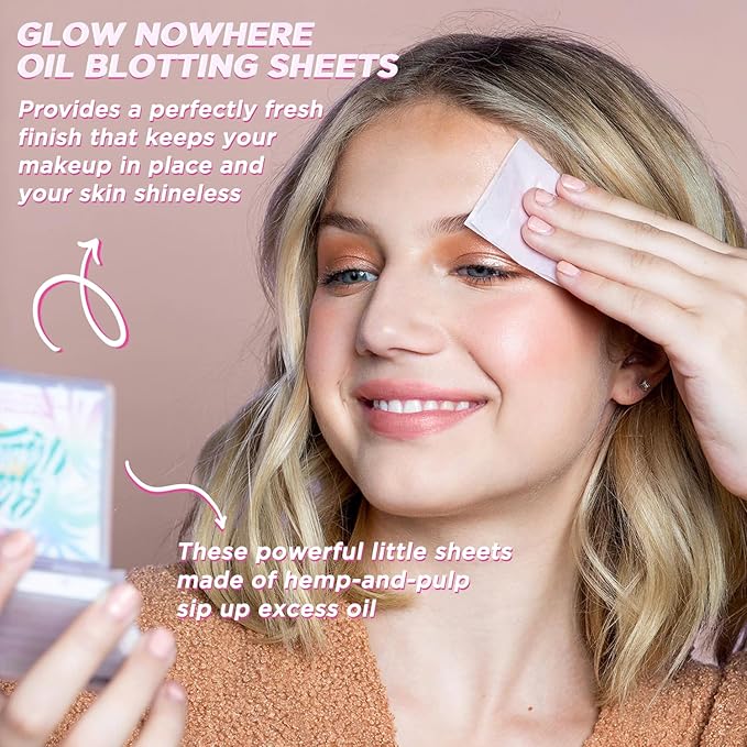 Petite ’N Pretty Sporty Set for Kids, Teens and Tweens - Skin Care Kit of Cleanser,Moisturizer, 50 pcs of Oil Blotting Sheets, and Natural Deodorant - Travel Essentials for Fresh & Glowing Skin