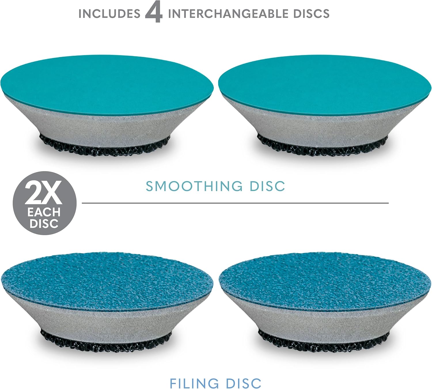 Electric Foot File + Callus Remover with Unique Oscillating Head – File & Smooth Dry, Hardened & Cracked Skin on Heels & Toes – Salon Quality Pedicure at Home w/Portable, Rechargeable Set