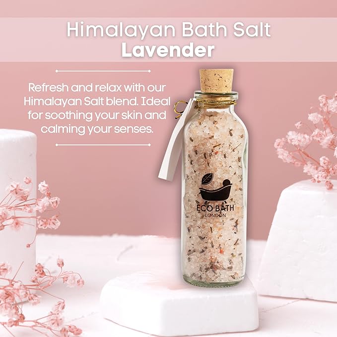 Himalayan Bath Salt - Luxurious Bath Salts for Relaxation, Skin Care, and Aromatherapy, Infused with Natural Ingredients (Various Scents) (Lavender)