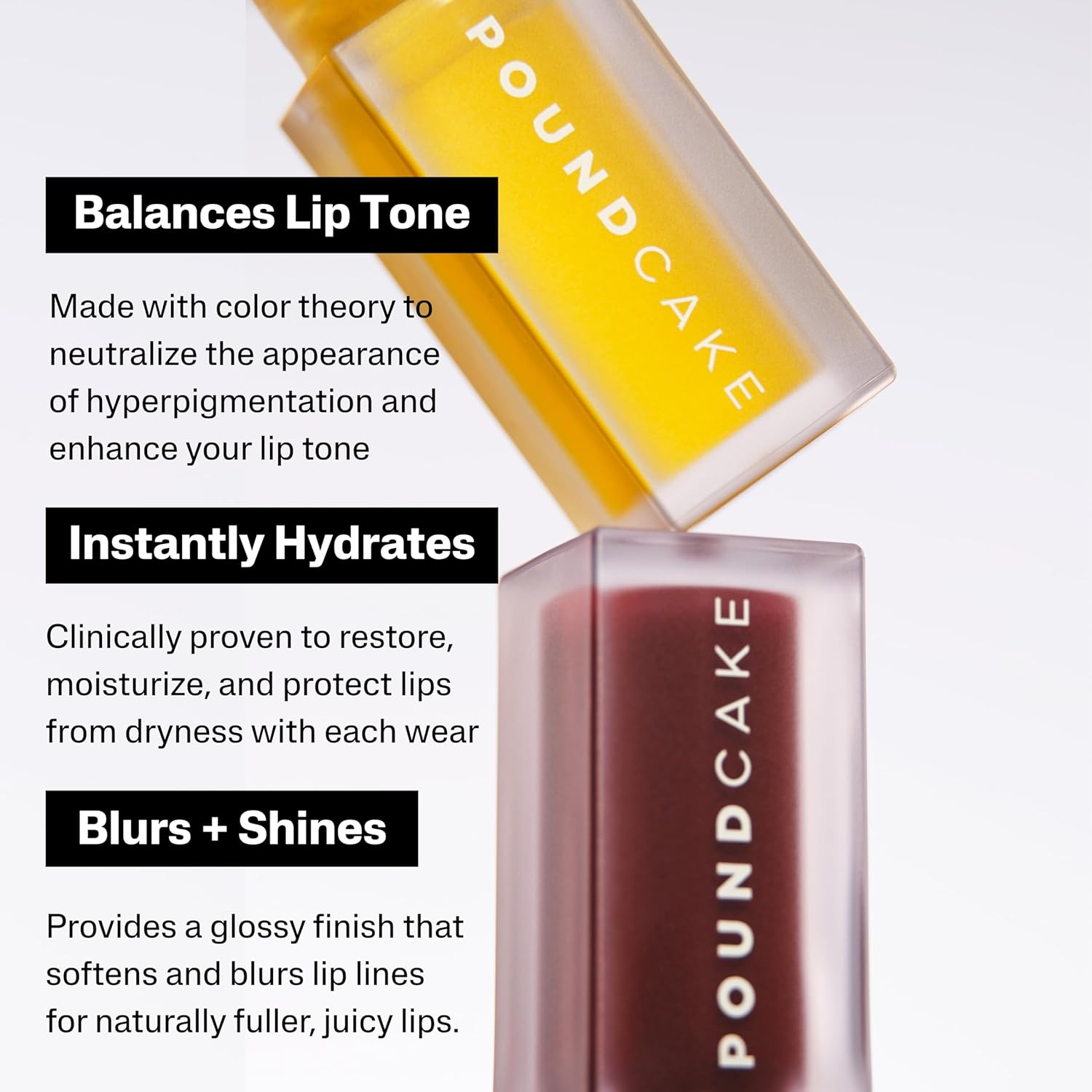 Cake Theory: Lip Tone Equalizing Oil | For Enhanced Lip Color | Hydrating and High-Shine Blurring Lip Oil with Yellow Tint | Clean, Vegan, and Moisturizing Formula – 0.23 oz, Melted Butter