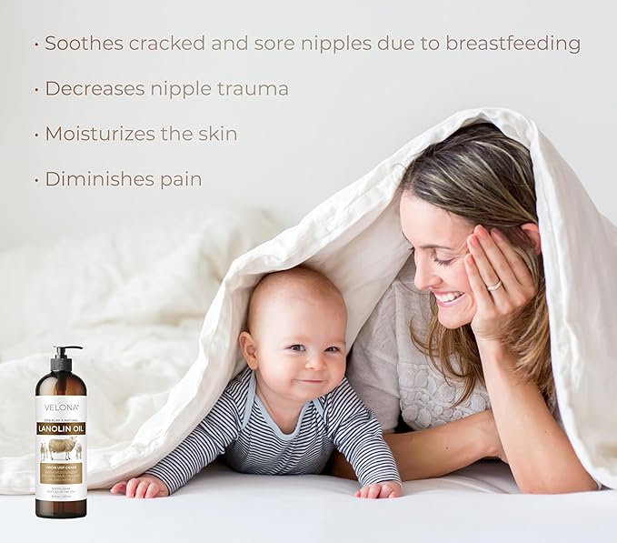 velona Lanolin Oil USP Grade 2 fl oz | 100% Pure and Natural Carrier Oil | Refined, Cold pressed