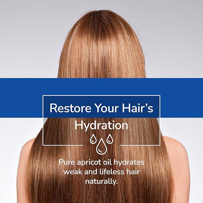 Earth's Care Apricot Kernel Oil - Apricot Oil for Skin and Hair with Vitamin E - Expeller Pressed, Glass Bottle - 8 Fl OZ