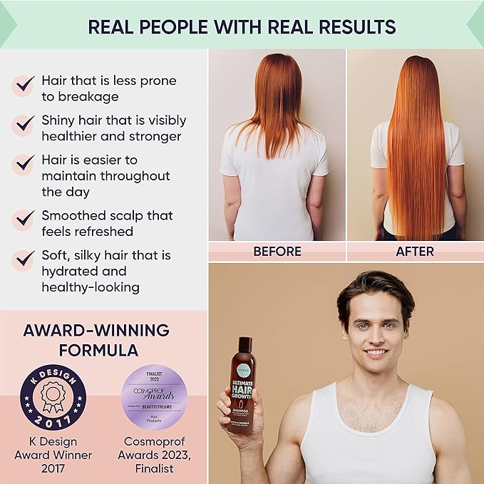 Moerie Hair Growth & Repair Mask - Restorative, Vegan-Friendly Treatment for Longer, Thicker, Fuller Hair - 100ml, 3 pack