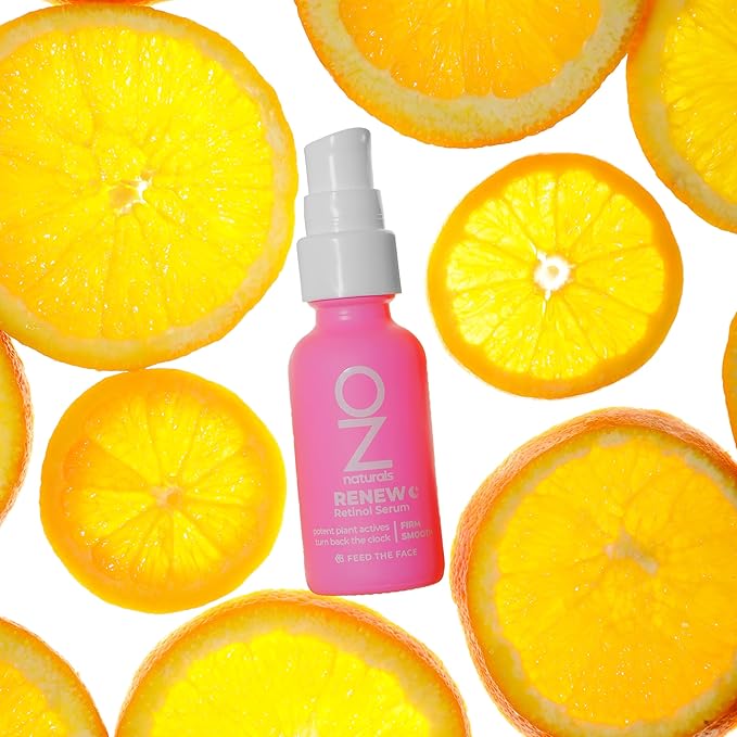 OZNaturals Renew Retinol Serum - Anti Aging Serum for Skin Renewal - Smoothes and Brightens Complexion with Vitamin E and Hyaluronic Acid - 1 oz