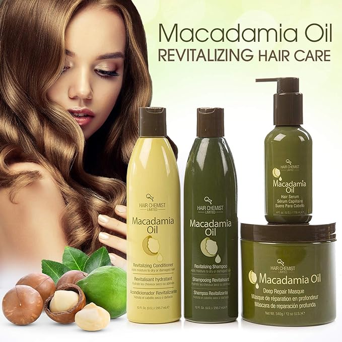 Hair Chemist Macadamia Oil Hair Serum, 4 Ounce