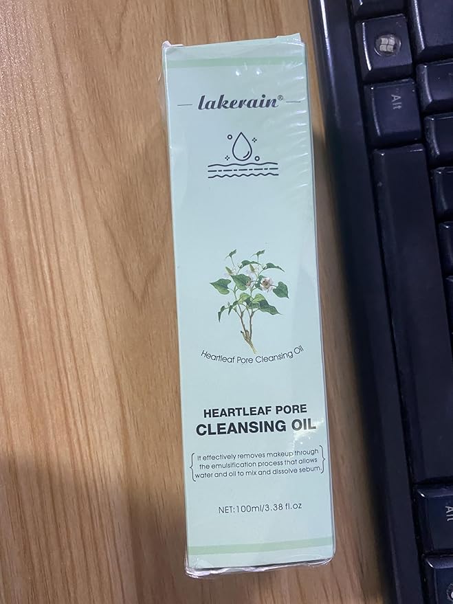 Cleansing Oil Cleanser for Face, Makeup Remover Oils for Melting Blackhead Eye Face, Gently Korean Facial Cleanser for Sensitive Skin, Deep Cleansing Makeup Oils for Women Korean Skin Care (HEARTLEAF)