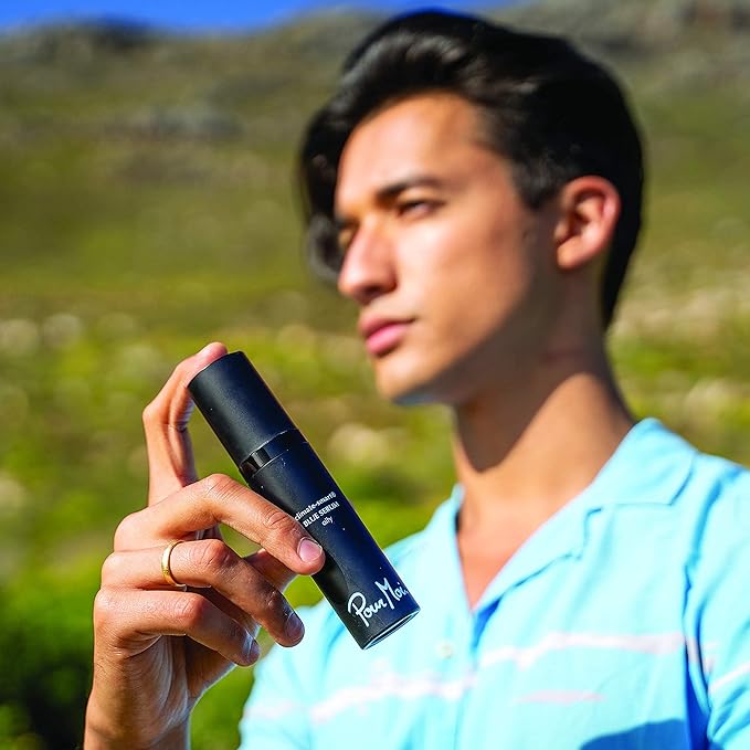 Pour Moi Blue Serum Climate-Smart Anti-Aging Formula with Hyaluronic Acid, Retinol, and Vitamin C