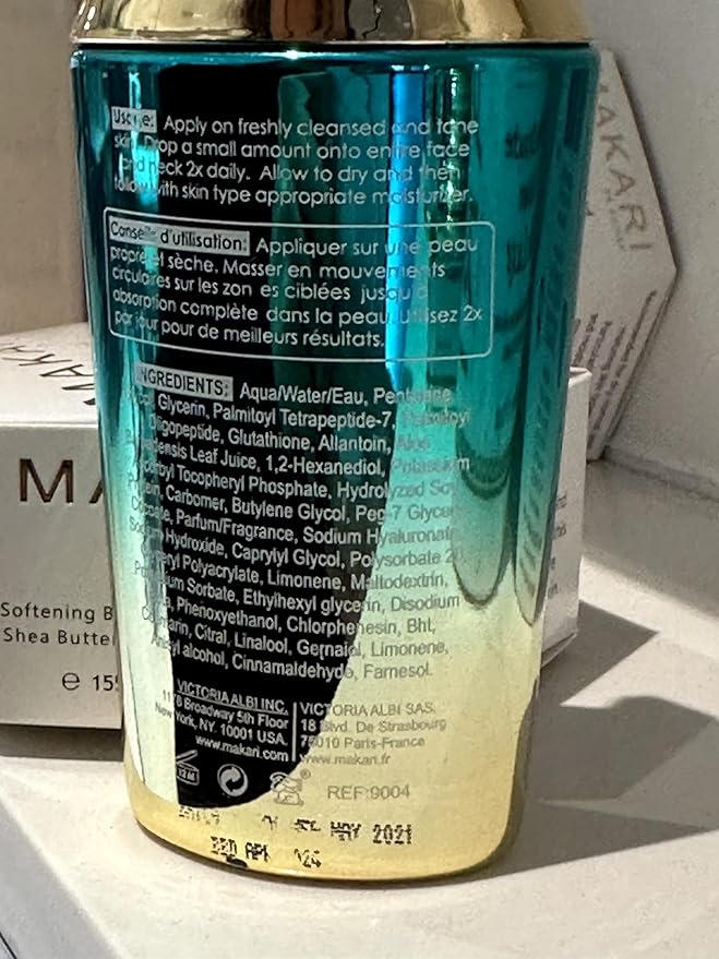 Makari Ultimate Intense Blue Crystal Regenerating Serum 50 ml | Anti-Aging and Hydrating Skin Brightening Serum for Face and Body | Skin Care Product with Glutathione, Collagen, and Vitamin C