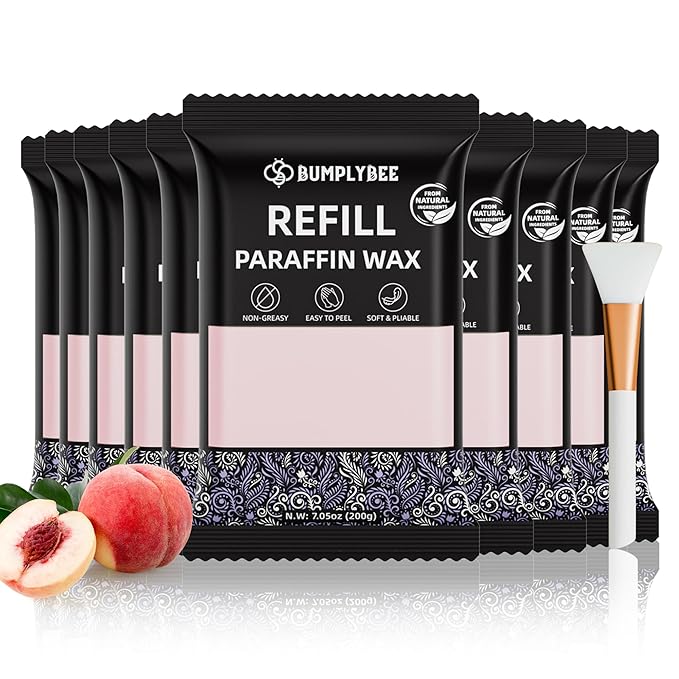 Paraffin Wax Machine for Hand and Feet - 3500ml Hot Wax Hand Wax Machine with 18 Pcs Paraffin Bath Wax, Foot Wax Paraffin Foot Care Kit, Hand Wax Machine, Smooth and Moisturize Hands