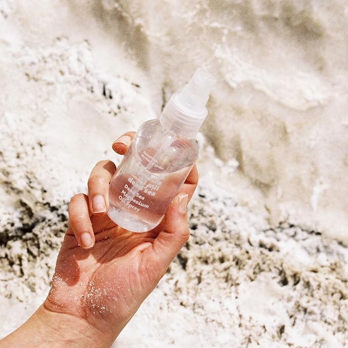 Pure Dead Sea Oil Spray from Jordan - Enriched High Concentration 30% MgCl Topical Oil - Large Magnesium Spray for Feet, Rest, & Sore Muscles (8.45 Fl Oz)