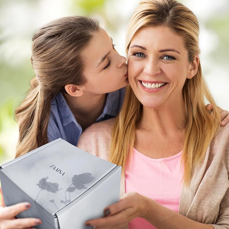 Spa Gift Set for Her - Relaxation Spa Kit for Women, Mother's Day Gifts Handmade in USA, Luxury Spa Gifts for Women, Spa Gift Basket for Mom, Pampering At Home Bath and Body Self Care Spa Package, Birthday Gifts for Women by ZAAINA