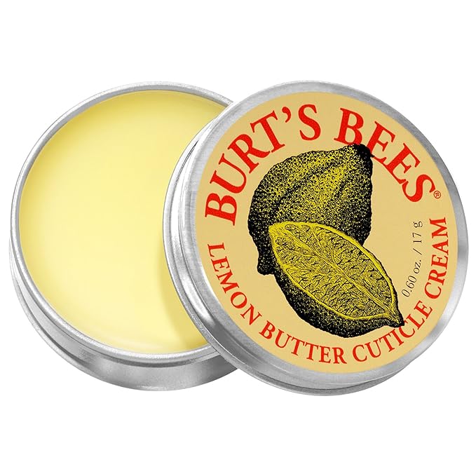 Burt's Bees 100% Natural Lemon Butter Cuticle Cream - 0.6 Ounce Tin (Pack of 6)