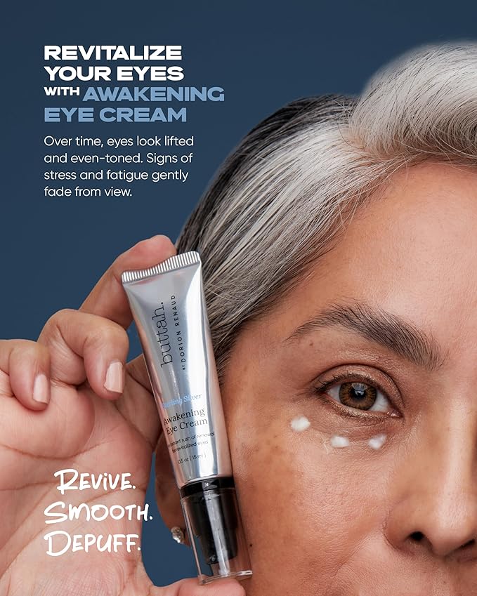 Buttah Skin Awakening Eye Cream for Dark Circles and Puffiness - Anti Aging Eye Care Cream - Eye Cream For Wrinkles - Nourishing and Hydrating Under Eye Treatment with Natural Ingredients