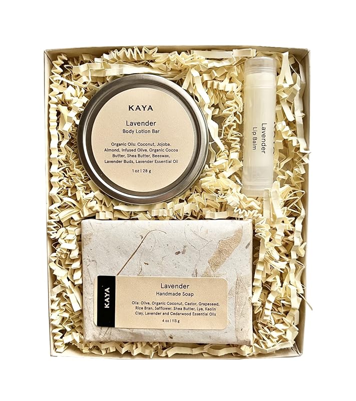Kaya Lavender Mini Gift Set, Handmade Bath & Body Gift | Gift for Mom