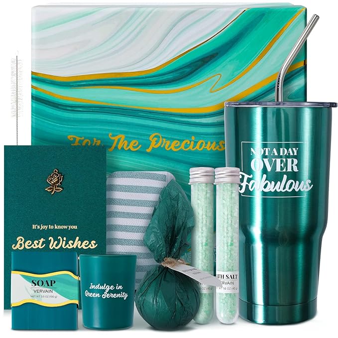 Gifts for Women Gift Baskets, Sister, Best Friends Birthday Gifts, Perfect Spa Gifts 6pcs Mothers Day Gifts