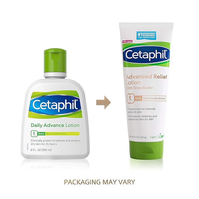 Cetaphil Advanced Relief Lotion 8 Ounce Pack of 2