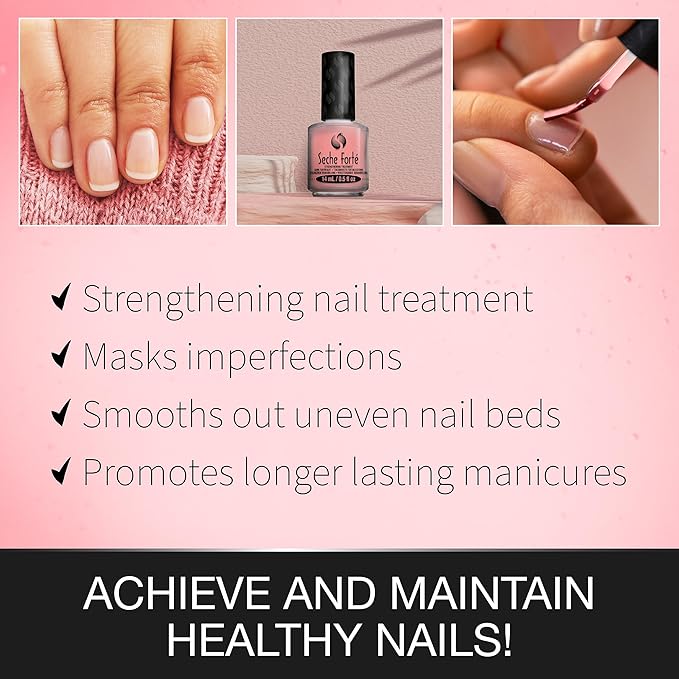 Seche Forte Strengthening Treatment Base Coat with Biotin & Bamboo, 0.5 fl oz