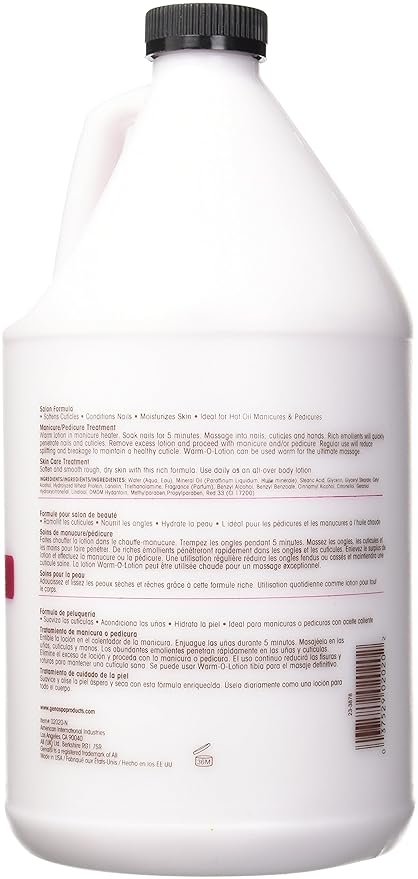 Gena Fresh Scent Warm O Lotion Gallon, 128 Fluid Ounce